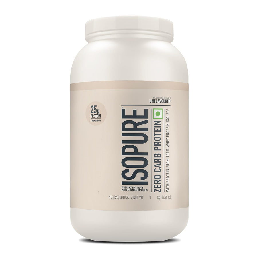Isopure Zero Carb Whey Protein Isolate | 1kg (35 Servings) | Unflavored | 25g Protein