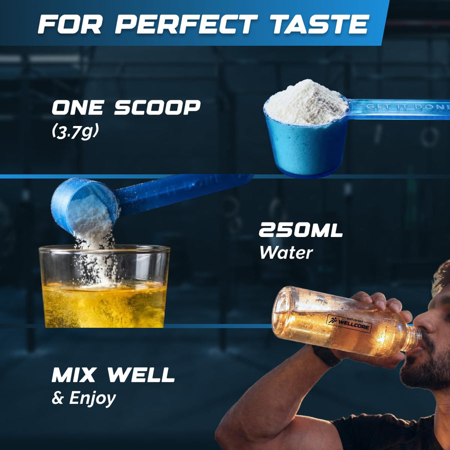 Wellcore Pure Micronised Creatine Powder – 33 Servings & 307g