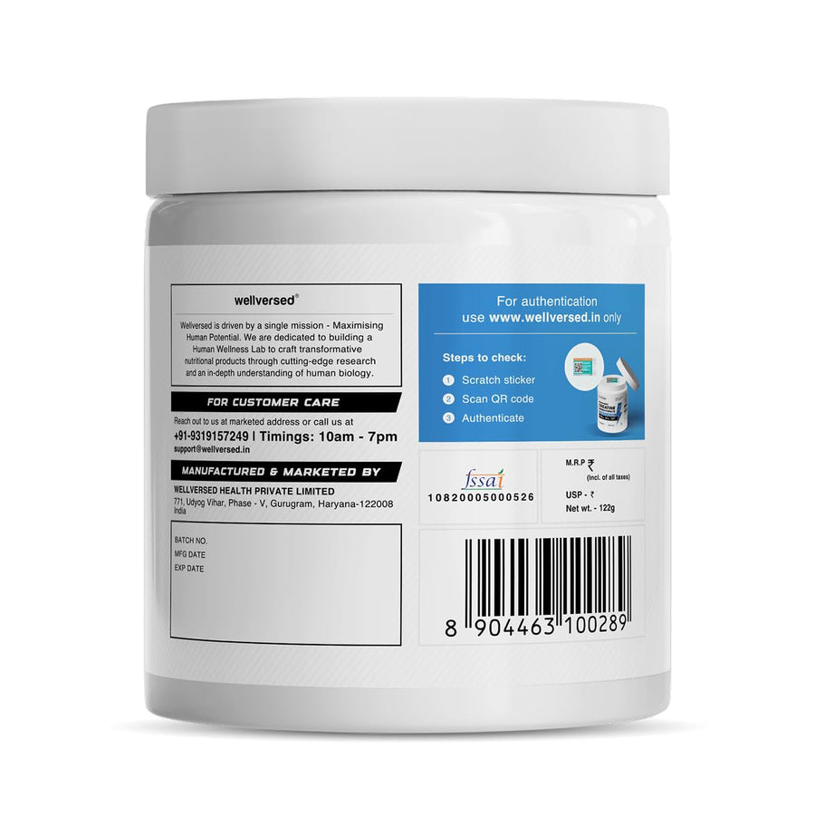 Wellcore Pure Micronised Creatine Powder – 33 Servings & 307g