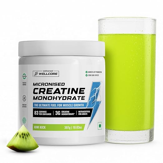 Wellcore Pure Micronised Creatine Powder – 33 Servings & 307g