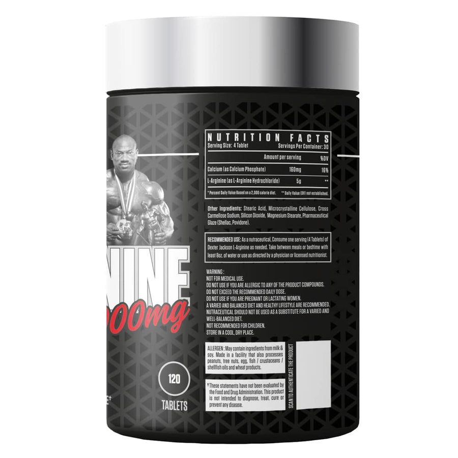Dexter Jackson Signature Series Black Series L-Arginine 5000mg - 120 Tablets