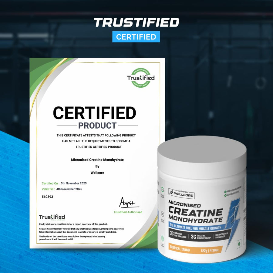 Wellcore Pure Micronised Creatine Powder – 33 Servings & 307g