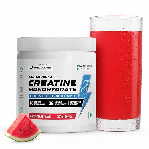 Wellcore Pure Micronised Creatine Powder – 33 Servings & 307g