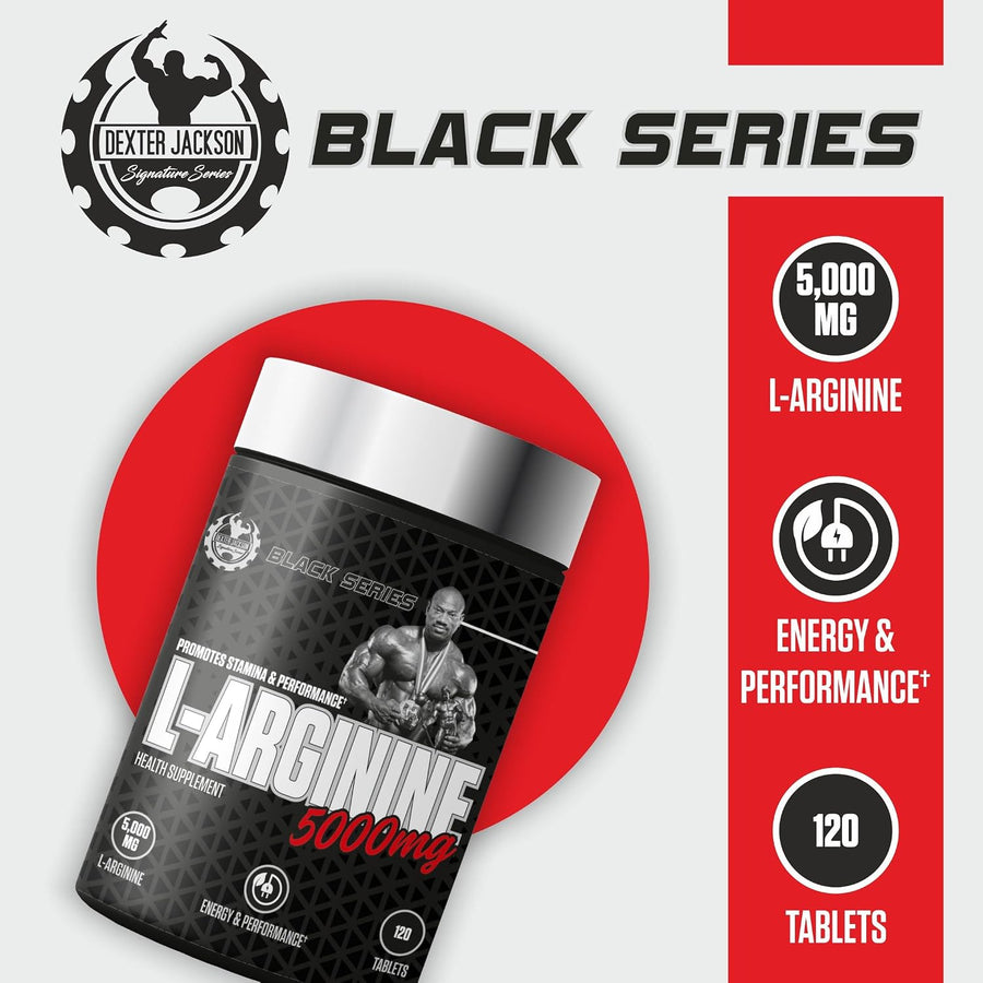 Dexter Jackson Signature Series Black Series L-Arginine 5000mg - 120 Tablets