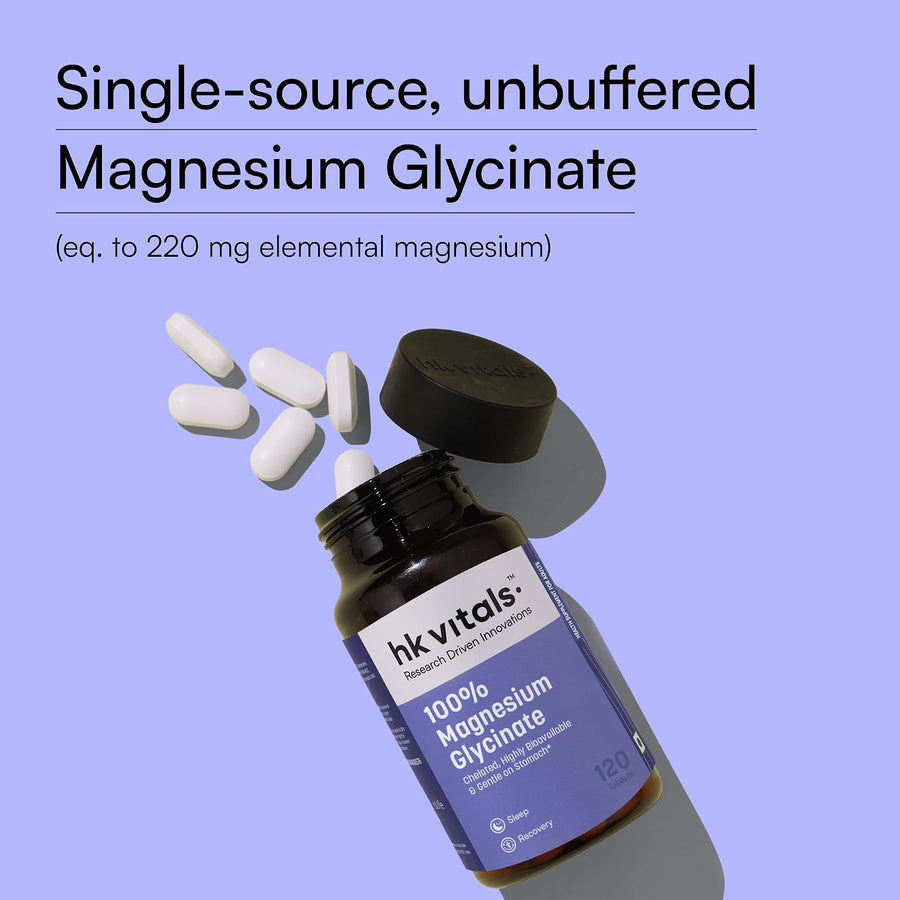 hk vitals 100% Magnesium Glycinate 1880mg