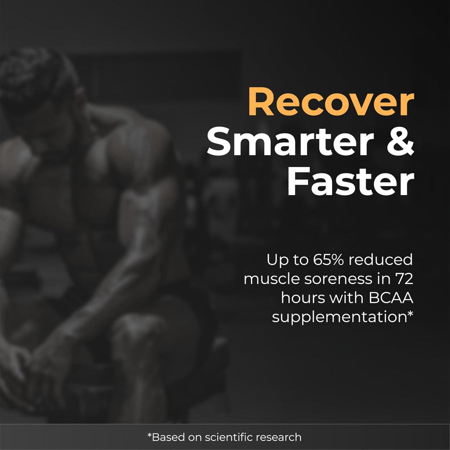 Nutrabay Gold BCAA 2:1:1 with Electrolytes | 250g (31 Servings) Orange 5g BCAA