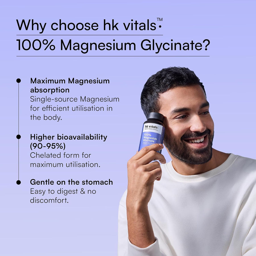 hk vitals 100% Magnesium Glycinate 1880mg