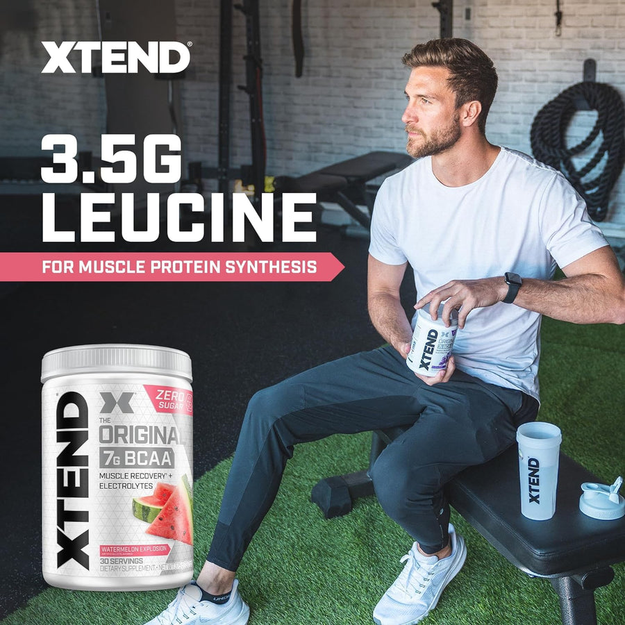XTEND Original BCAA | 30 Servings | Watermelon Explosion | 7g BCAAs