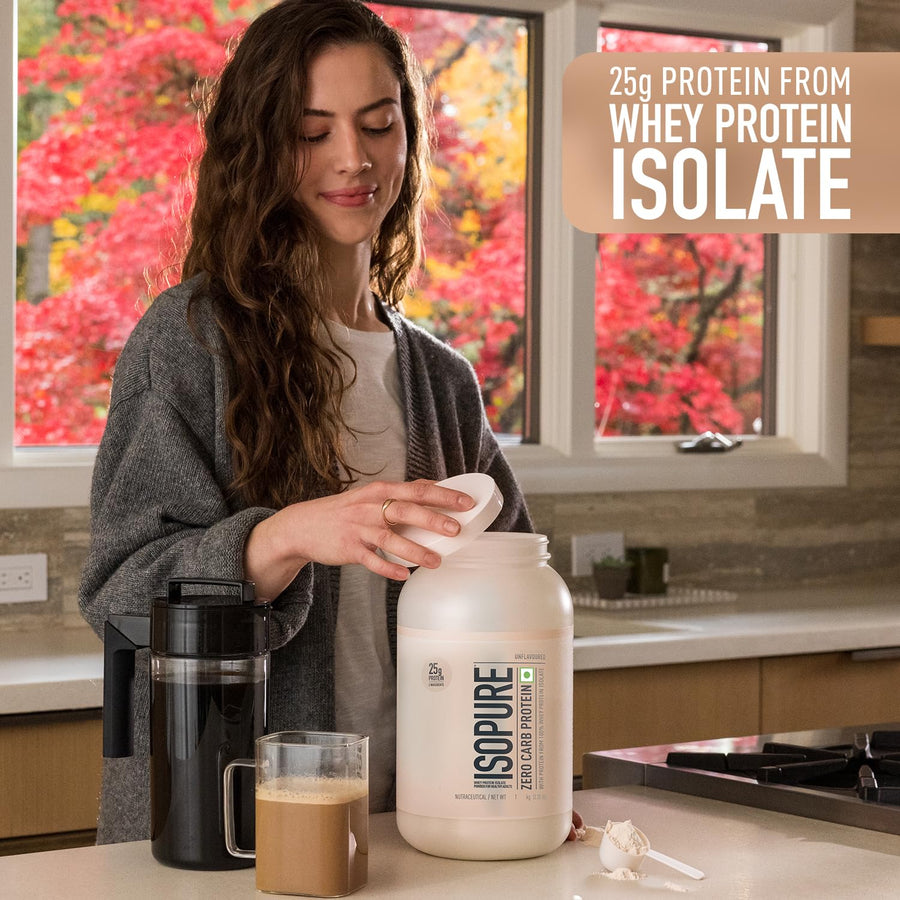 Isopure Zero Carb Whey Protein Isolate | 1kg (35 Servings) | Unflavored | 25g Protein