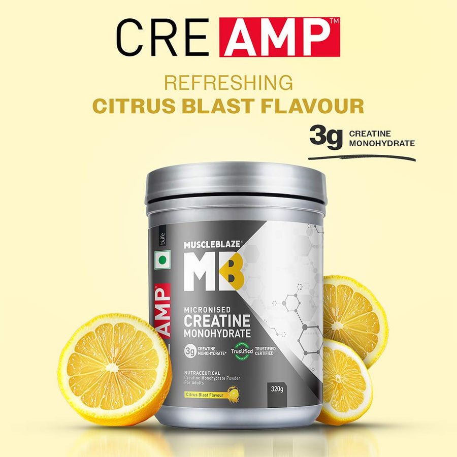MuscleBlaze CreAMP Citrus Blast product view