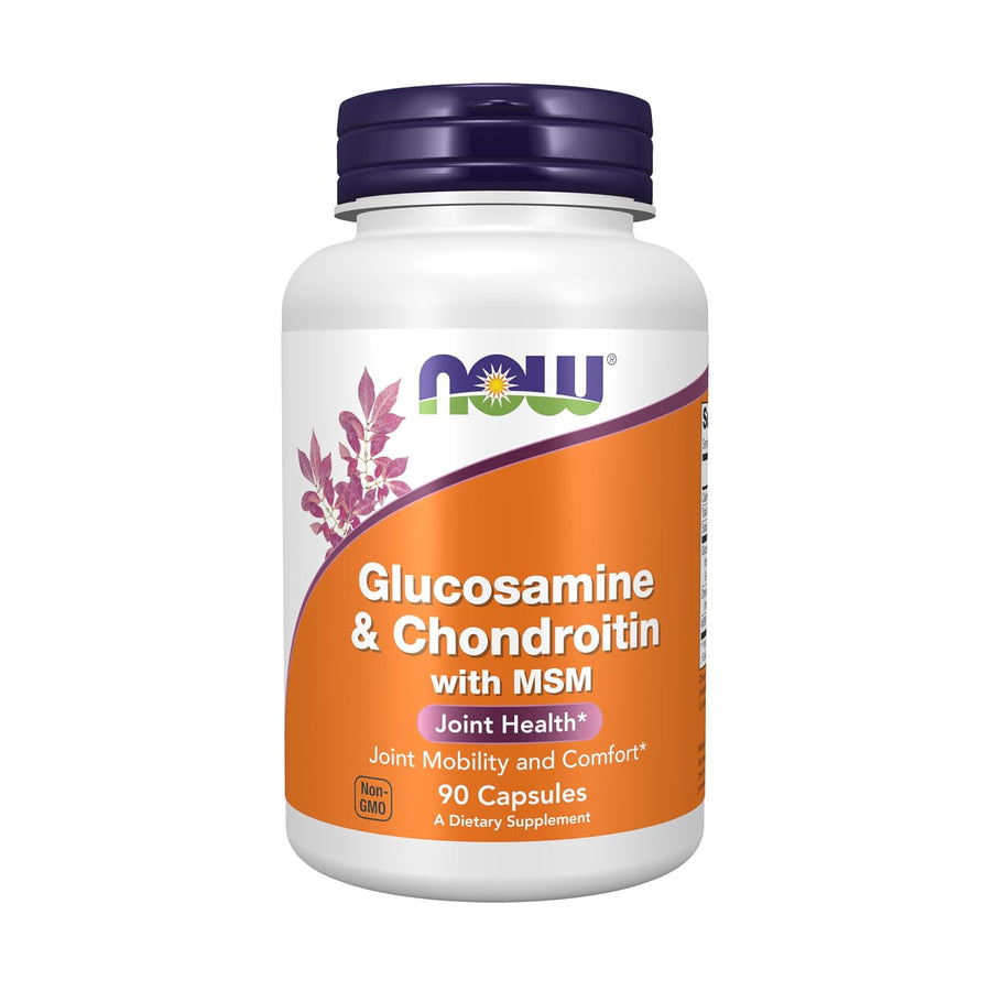 Now Foods Glucosamine and Chondroitin with MSM Joint Health Capsules - 90 Count