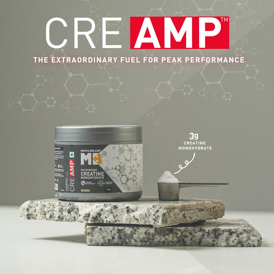 MuscleBlaze Micronised Creatine Monohydrate CreAMP Powder — product image 4