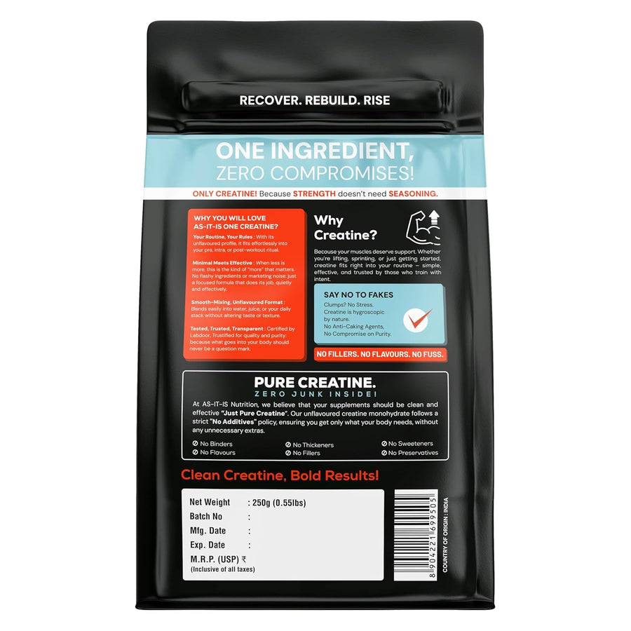 AS-IT-IS Nutrition Pure Creatine Monohydrate — product image 10