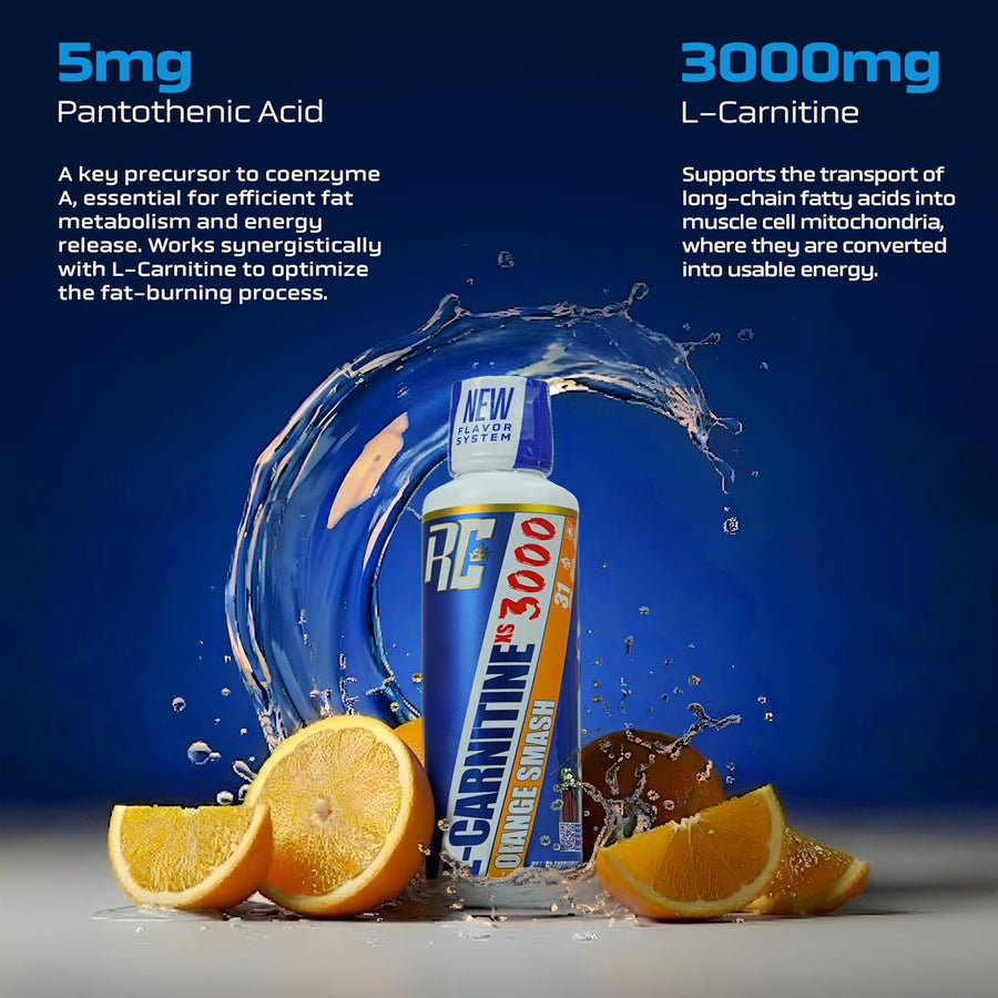 Ronnie Coleman Signature Series L-Carnitine XS 3000mg Liquid - 465ml (31 Servings)