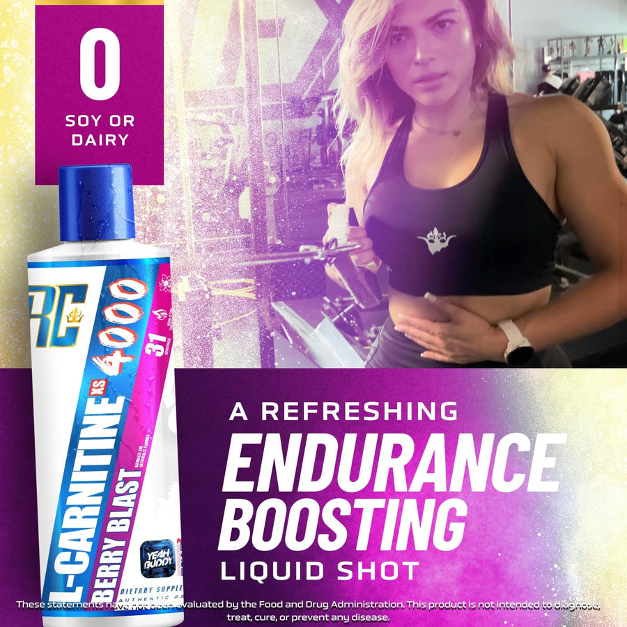 Ronnie Coleman Signature Series L-Carnitine XS 4000 Liquid - 16oz (Berry Blast)