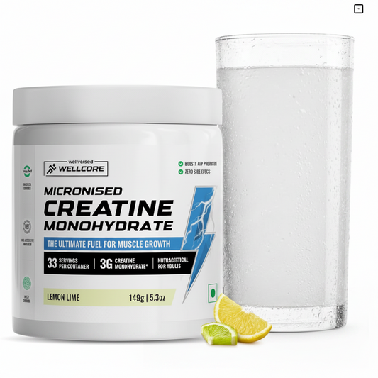 Wellcore Pure Micronised Creatine — 149g (33 Servings)