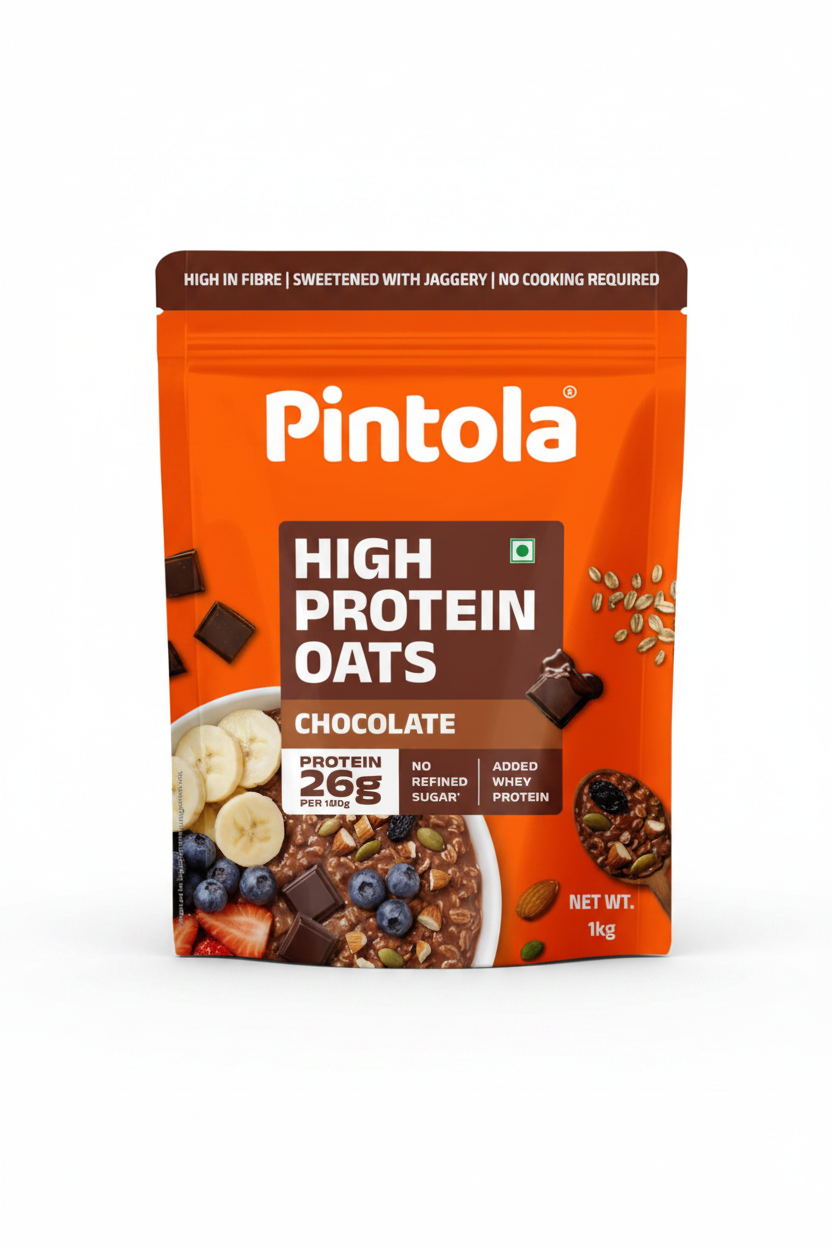 Pintola High Protein Oats – Chocolate Flavor | 1kg